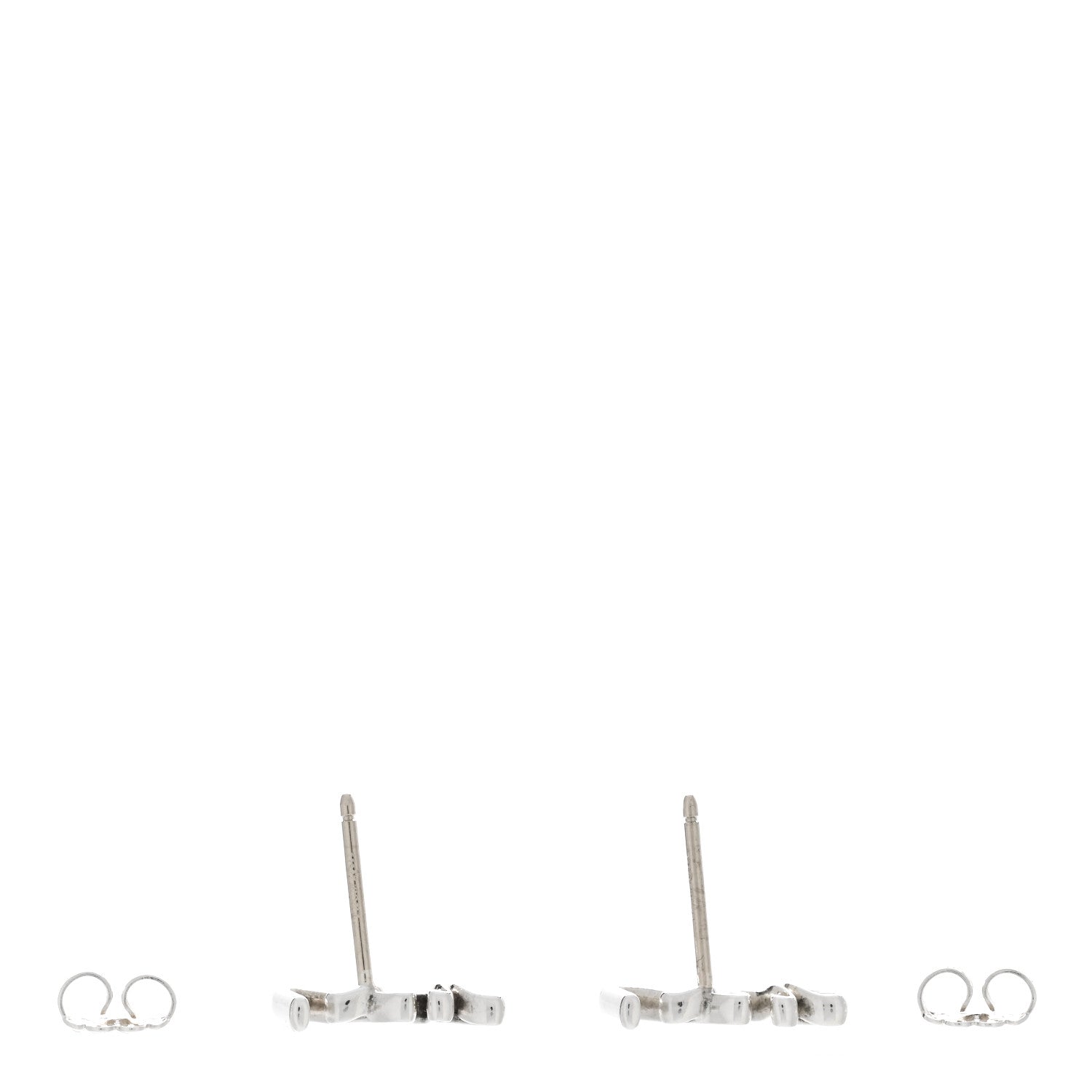 Tiffany Sterling Silver Paloma's Graffiti Kiss Earrings 3 of 6