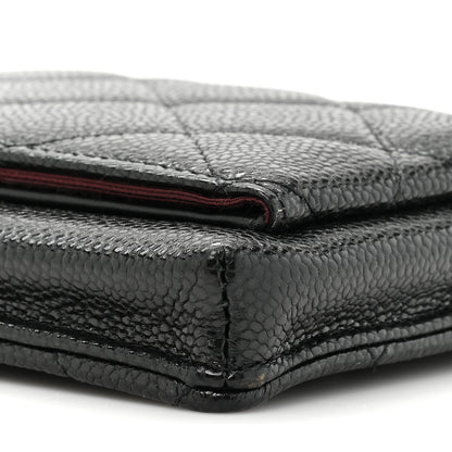 Chanel Caviar Quilted Zip Phone Case Black 11 of 11