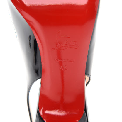 Christian Louboutin Patent Clare Nodo 80 Pumps 42 Black 6 of 8