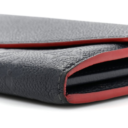 Louis Vuitton Empreinte Sarah Wallet NM Marine Rouge 9 of 14