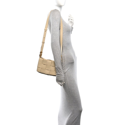 Bottega Veneta Grained Calfskin Maxi Intrecciato Cassette Crossbody Bag Porridge 2 of 11