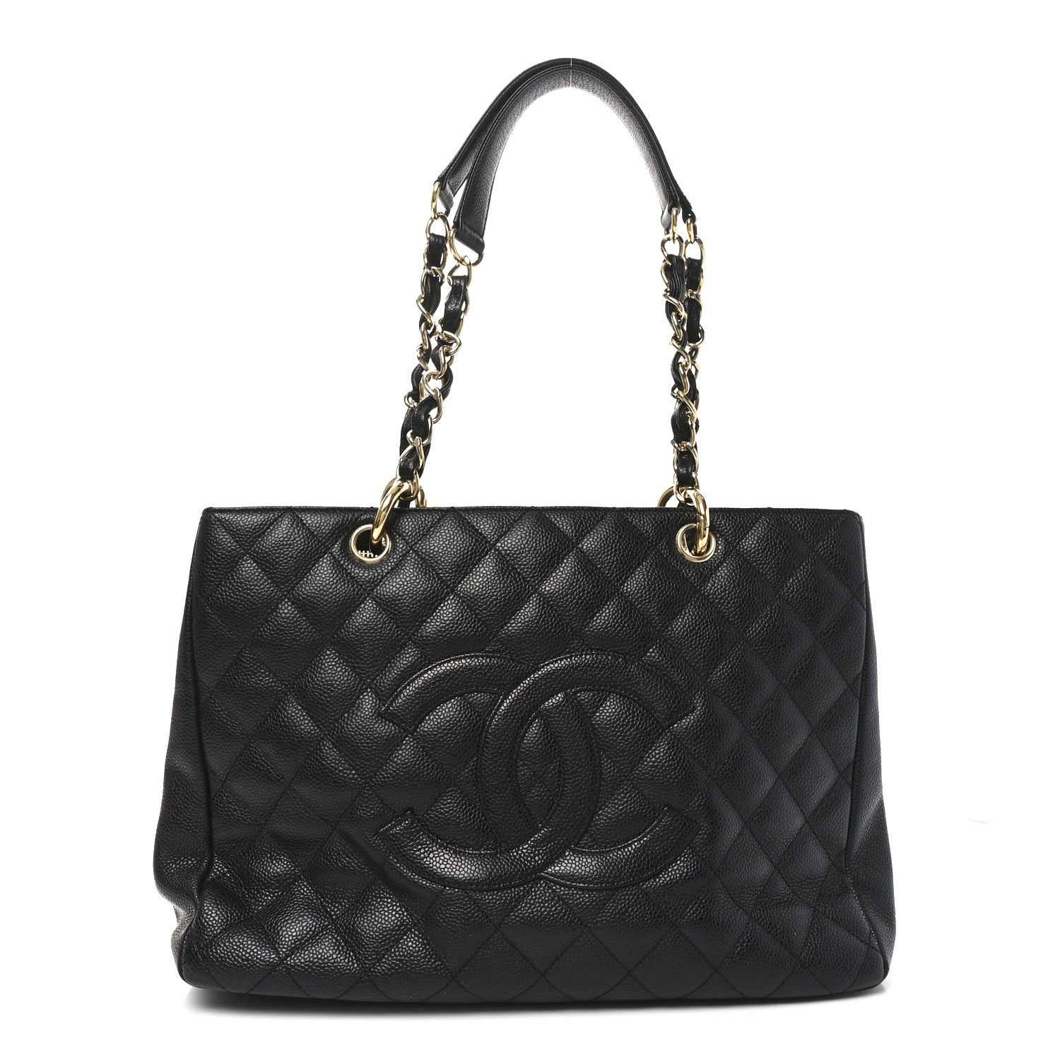 Chanel Caviar Quilted Grand Shopping Tote GST Black 1 of 10