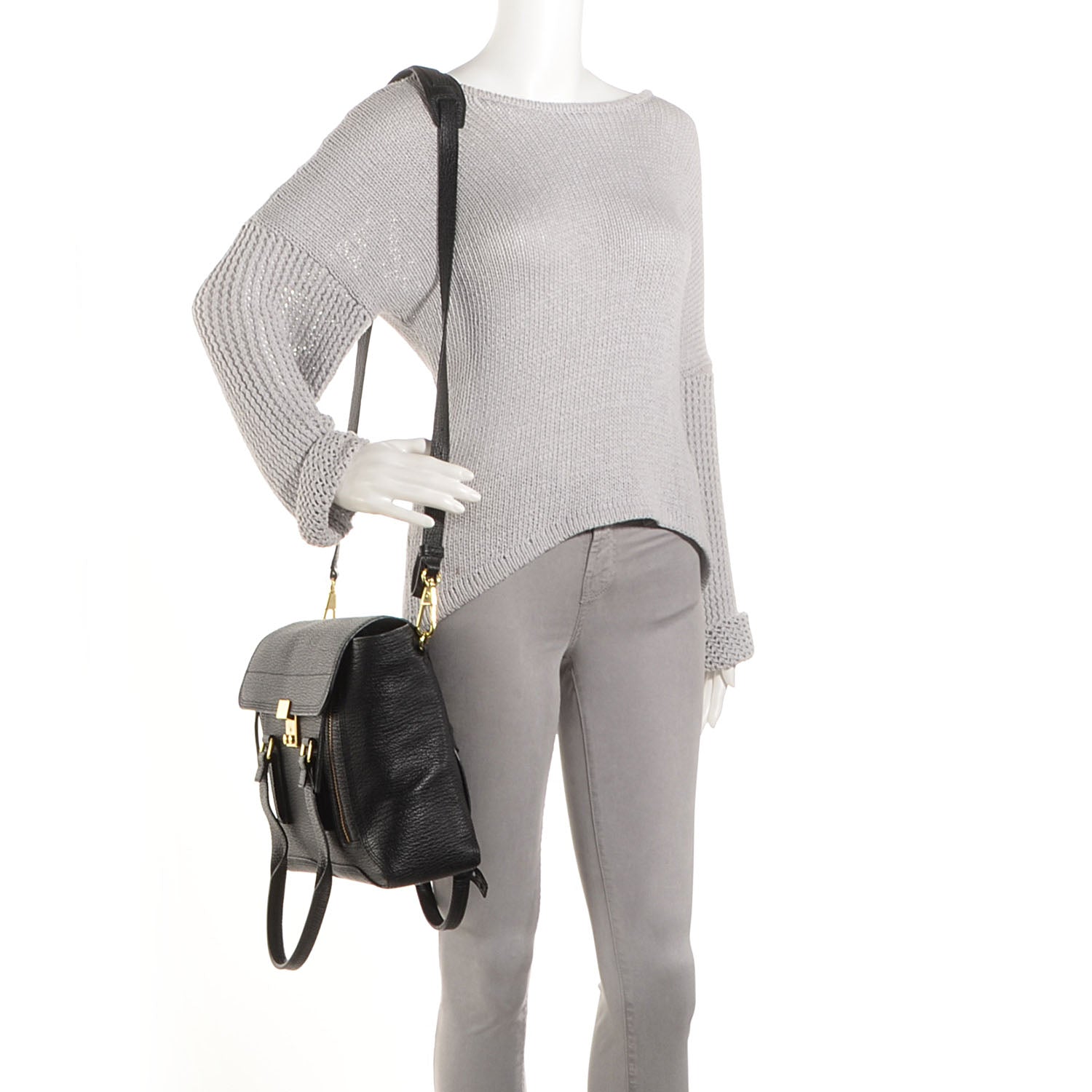 3.1 Phillip Lim 3.1 Leather Medium Pashli Satchel Black 2 of 10