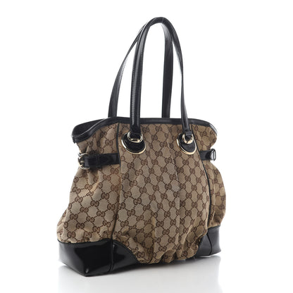 Gucci Monogram Full Moon Tote Black 3 of 10
