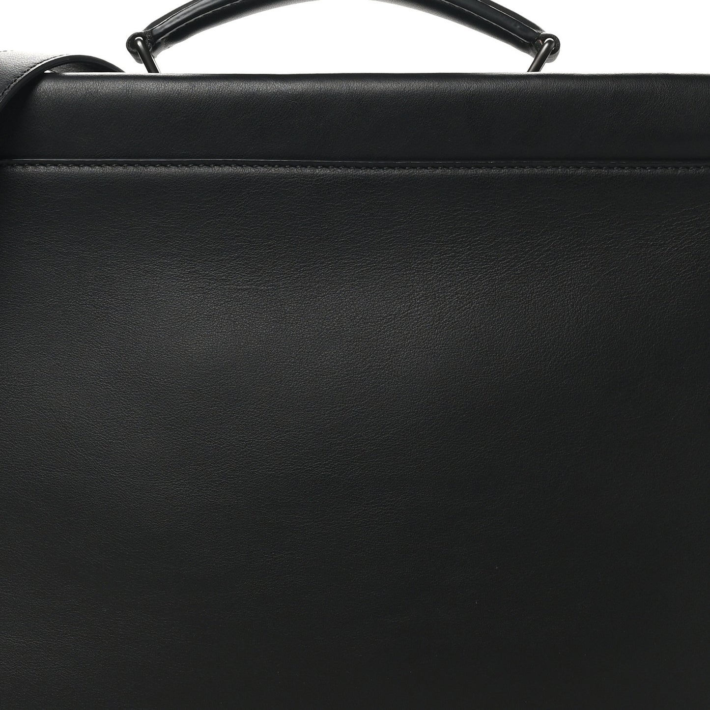 Vitello Grace Opaco Metal Monster Eyes Large Peekaboo Iconic Fit Satchel Black