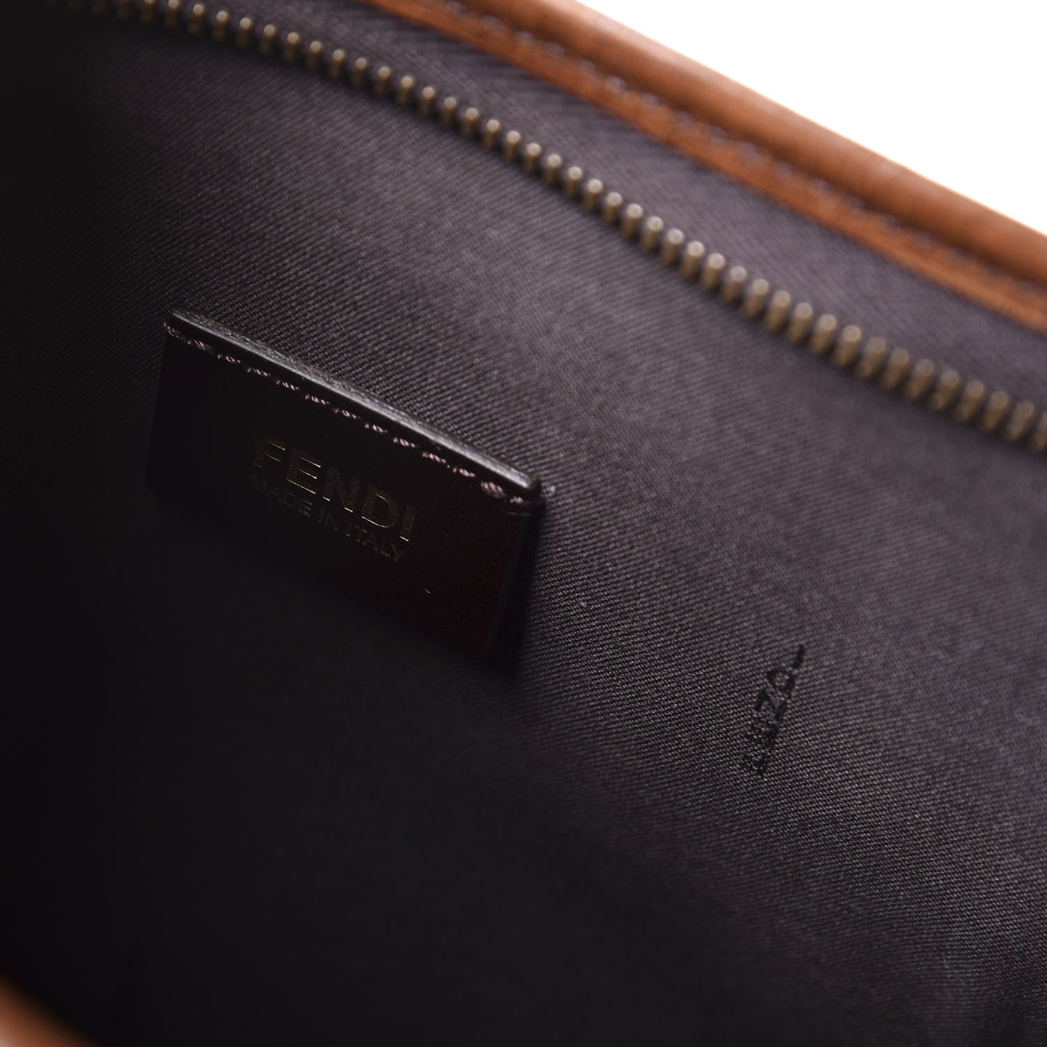 Fendi Zucca Spalmati Messenger Bag Tobacco 7 of 10