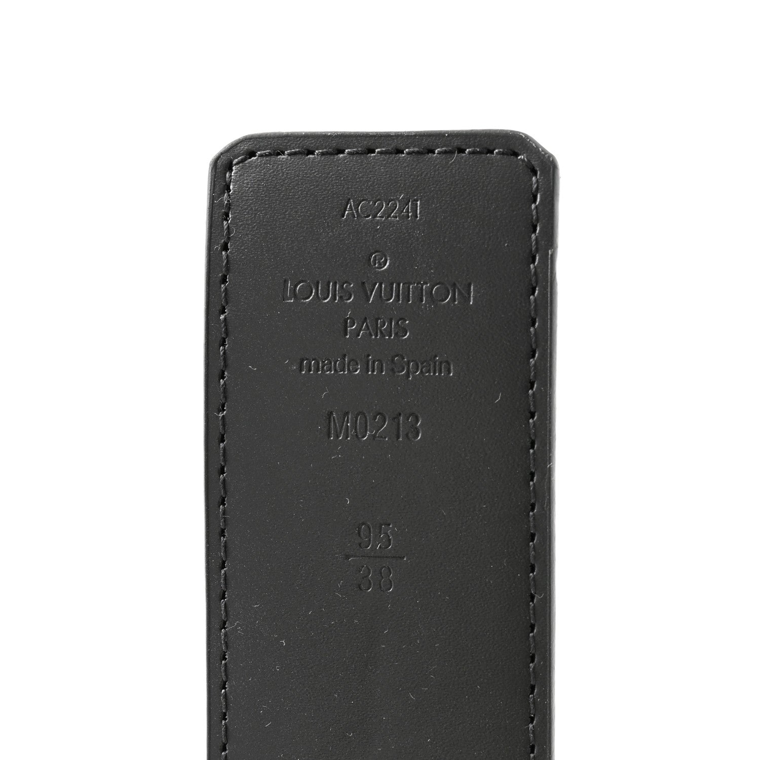 Louis Vuitton Damier Graphite 40mm LV Initiales Belt 95 38 5 of 7