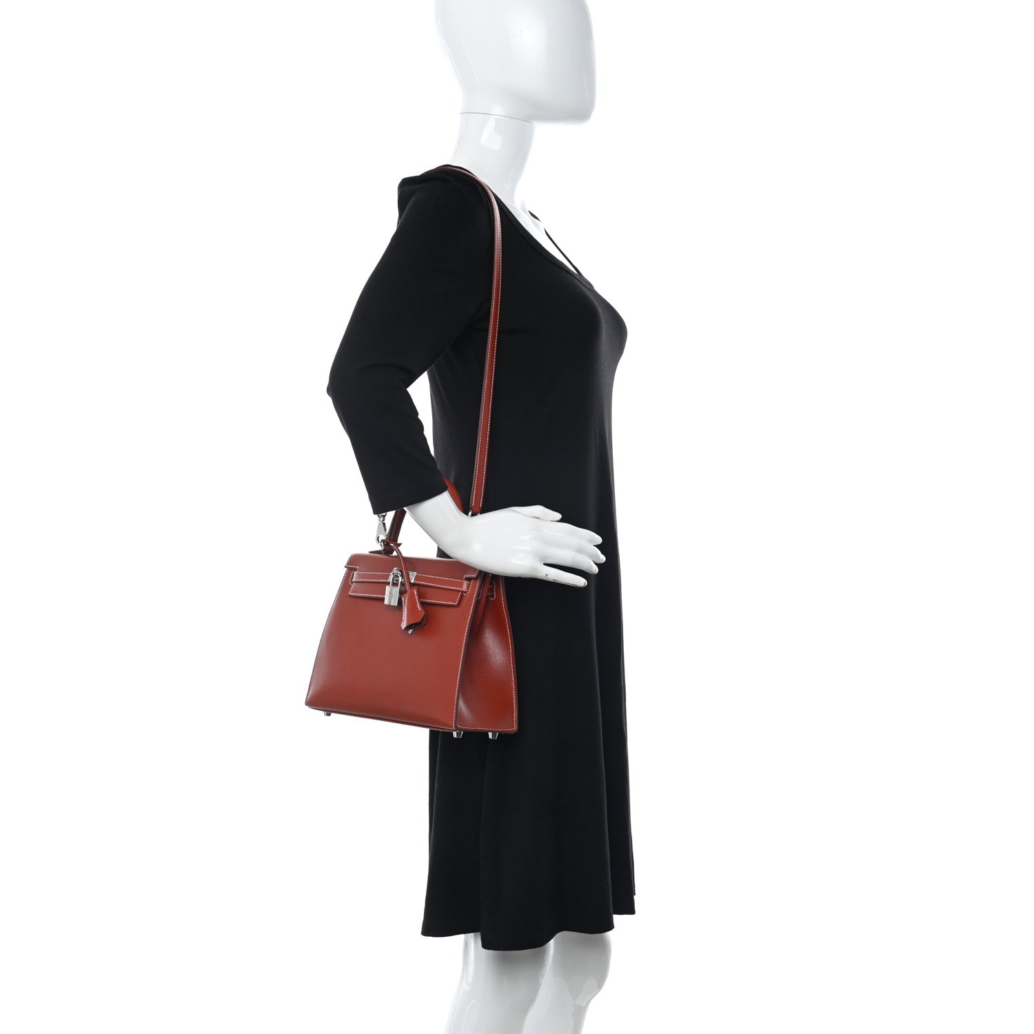 Hermes Box Kelly Sellier 25 Brique 2 of 13