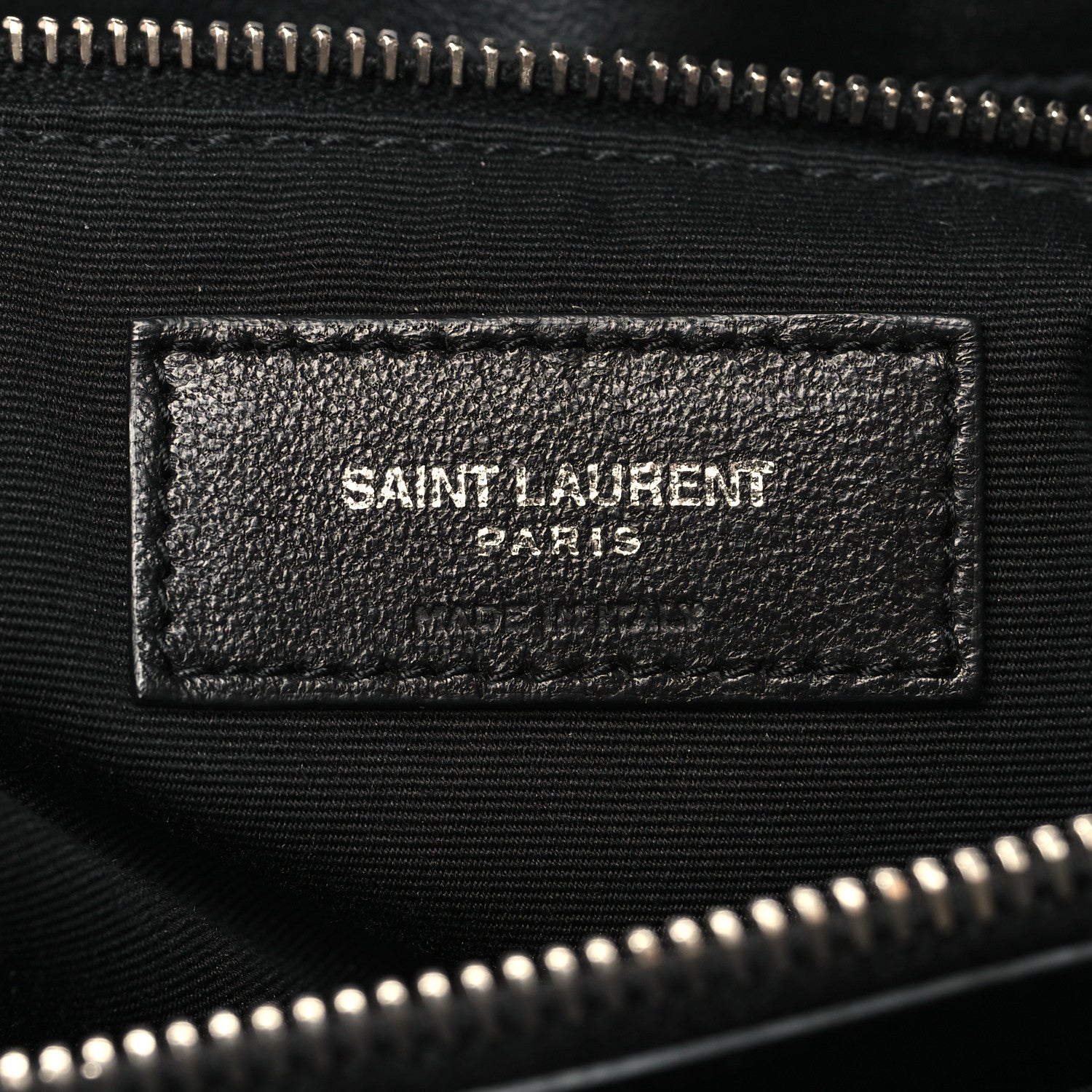 Saint Laurent Calfskin Y Quilted Monogram Large Loulou Chain Satchel Black 7 of 11