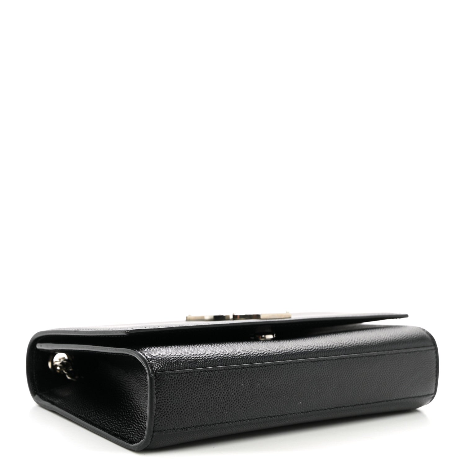Saint Laurent Grain De Poudre Small Monogram Kate Satchel Black 4 of 9