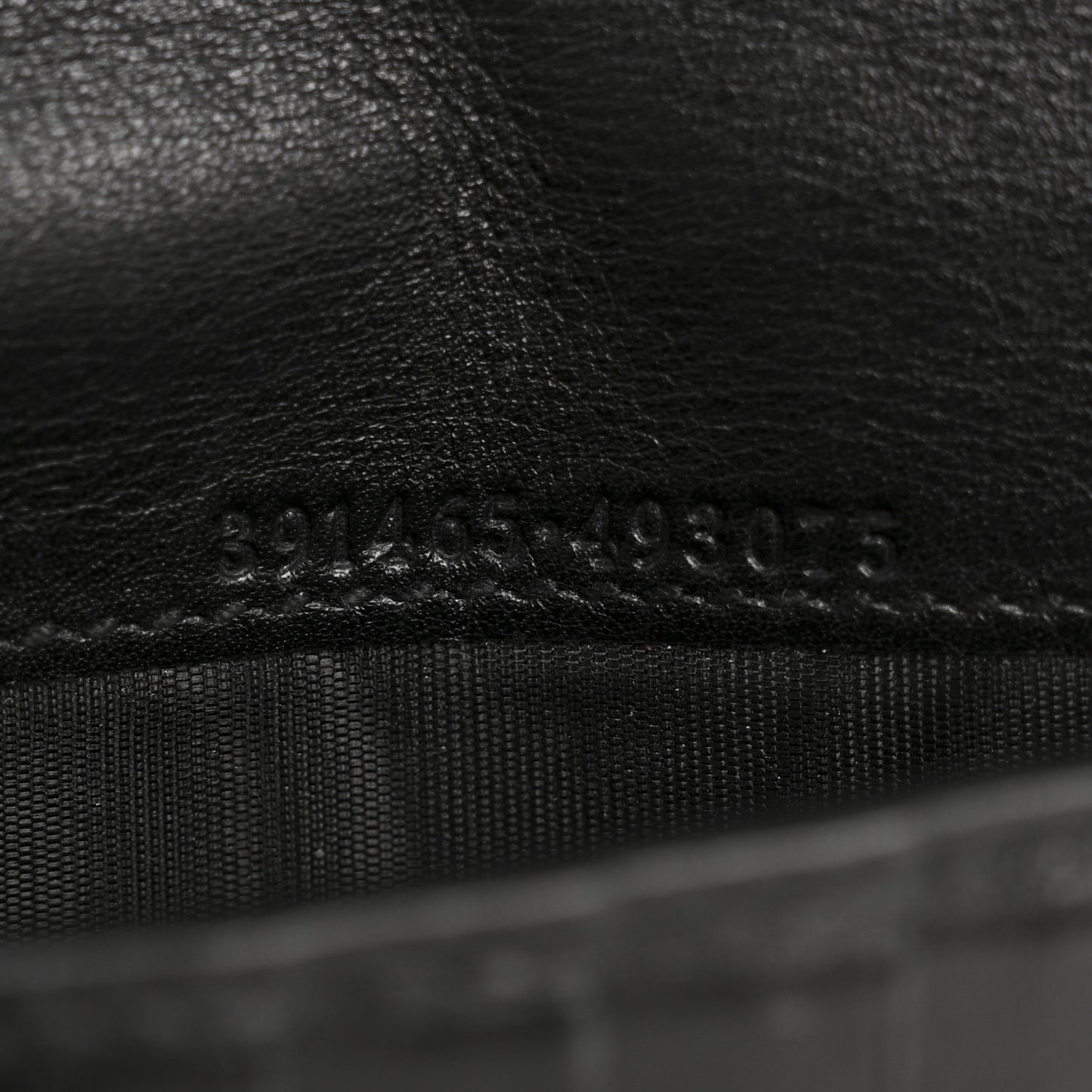 Microguccissima Large Zip Around Organizer Wallet Black