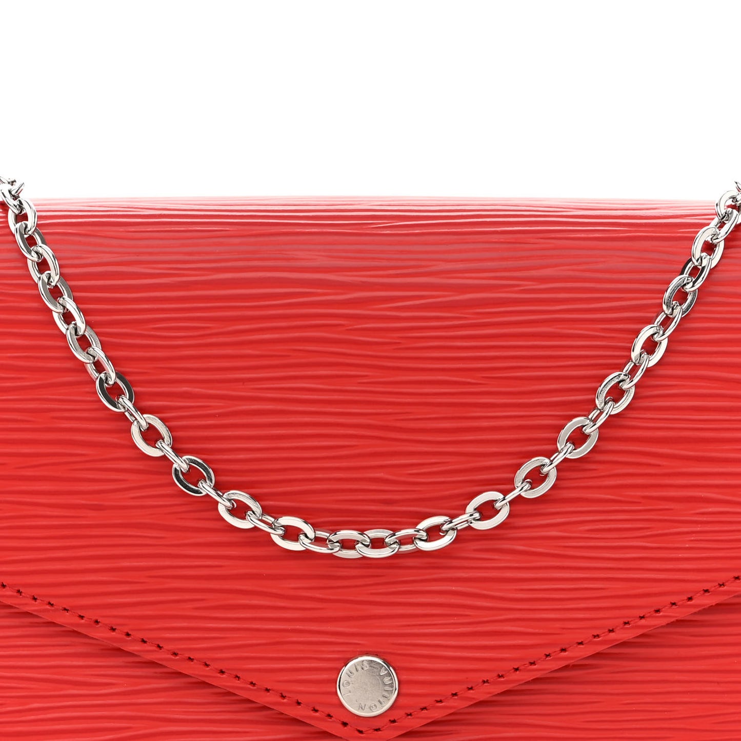 Epi Pochette Felicie Coquelicot