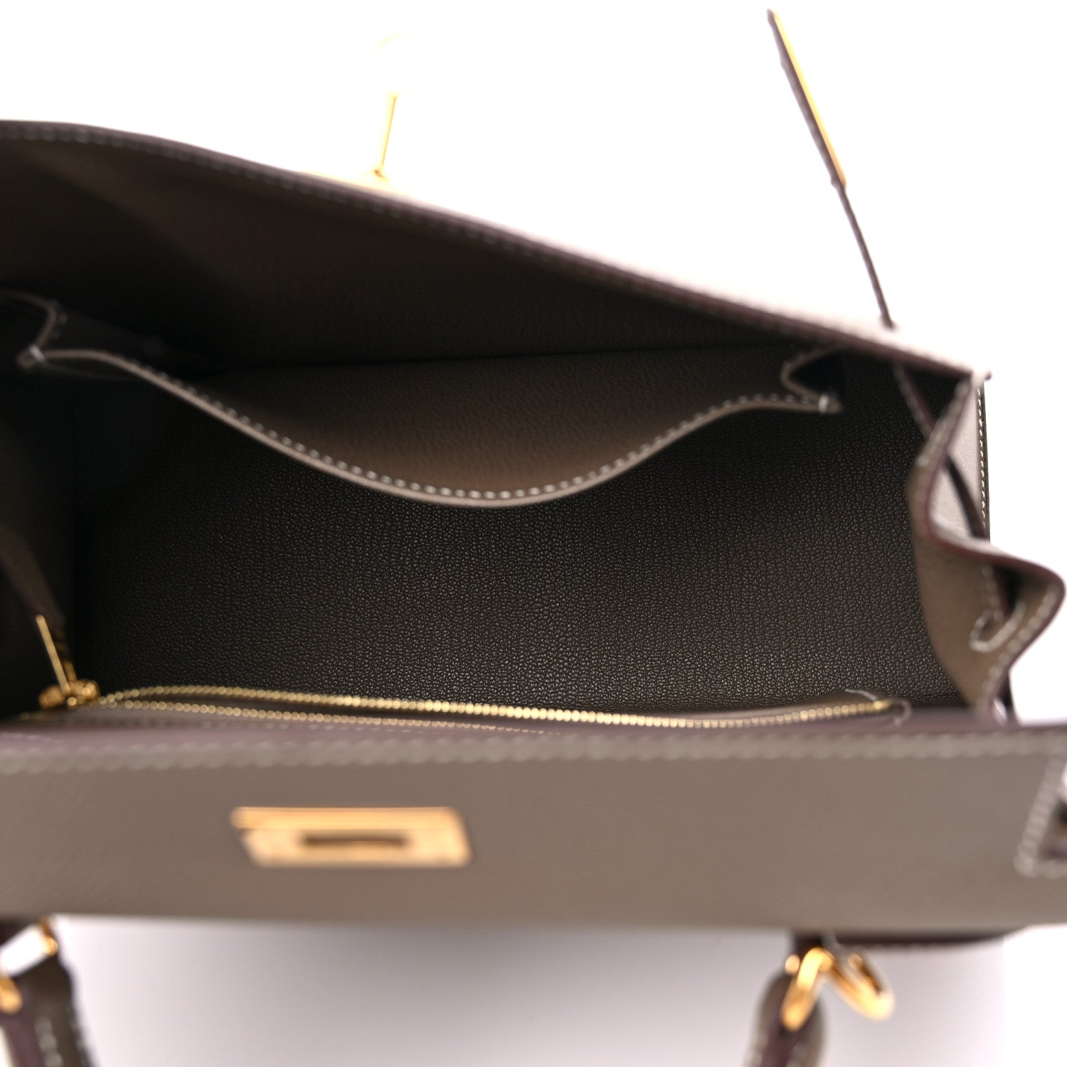 Hermes Epsom Kelly Sellier 25 Etoupe 6 of 11