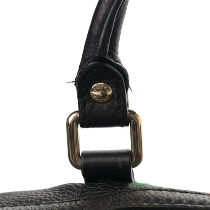 Gucci Calfskin Vintage Web Medium Boston Black 13 of 17