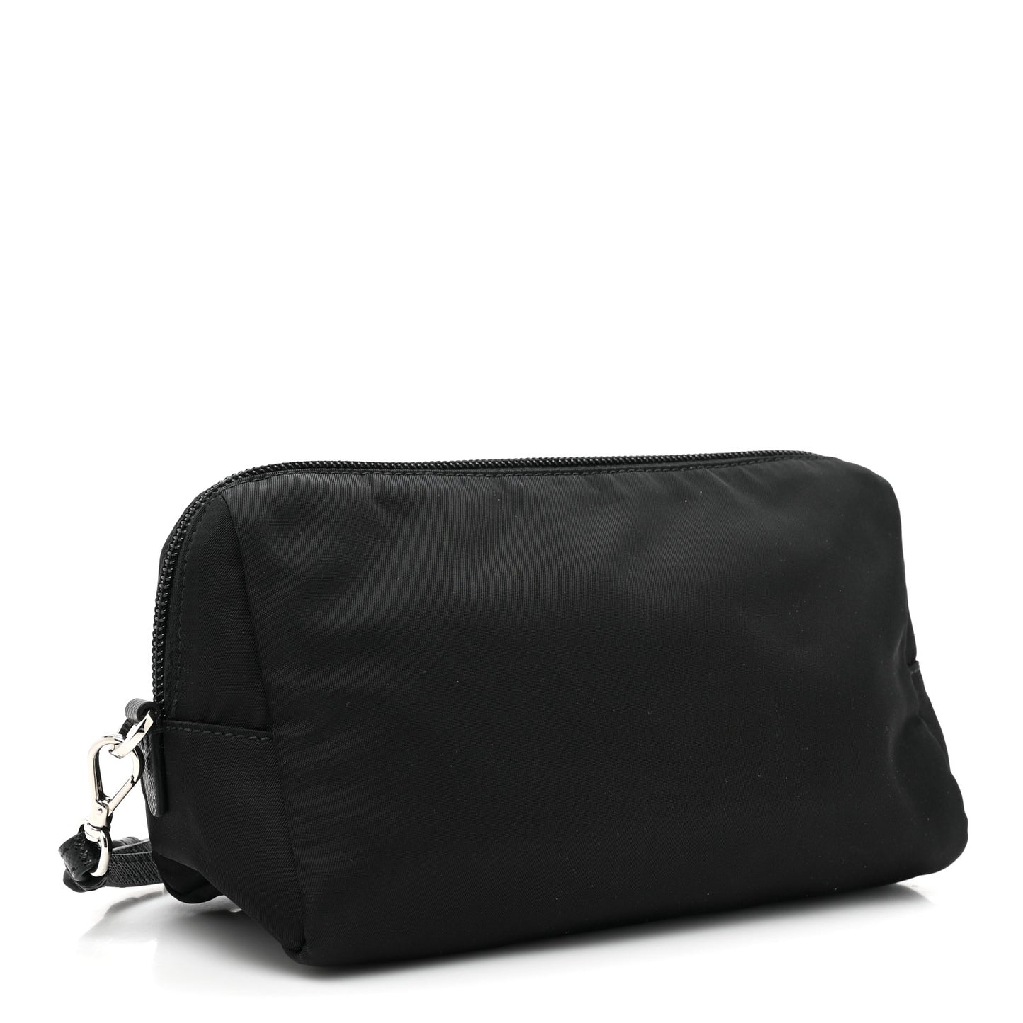 Tessuto Nylon Saffiano Wristlet Black
