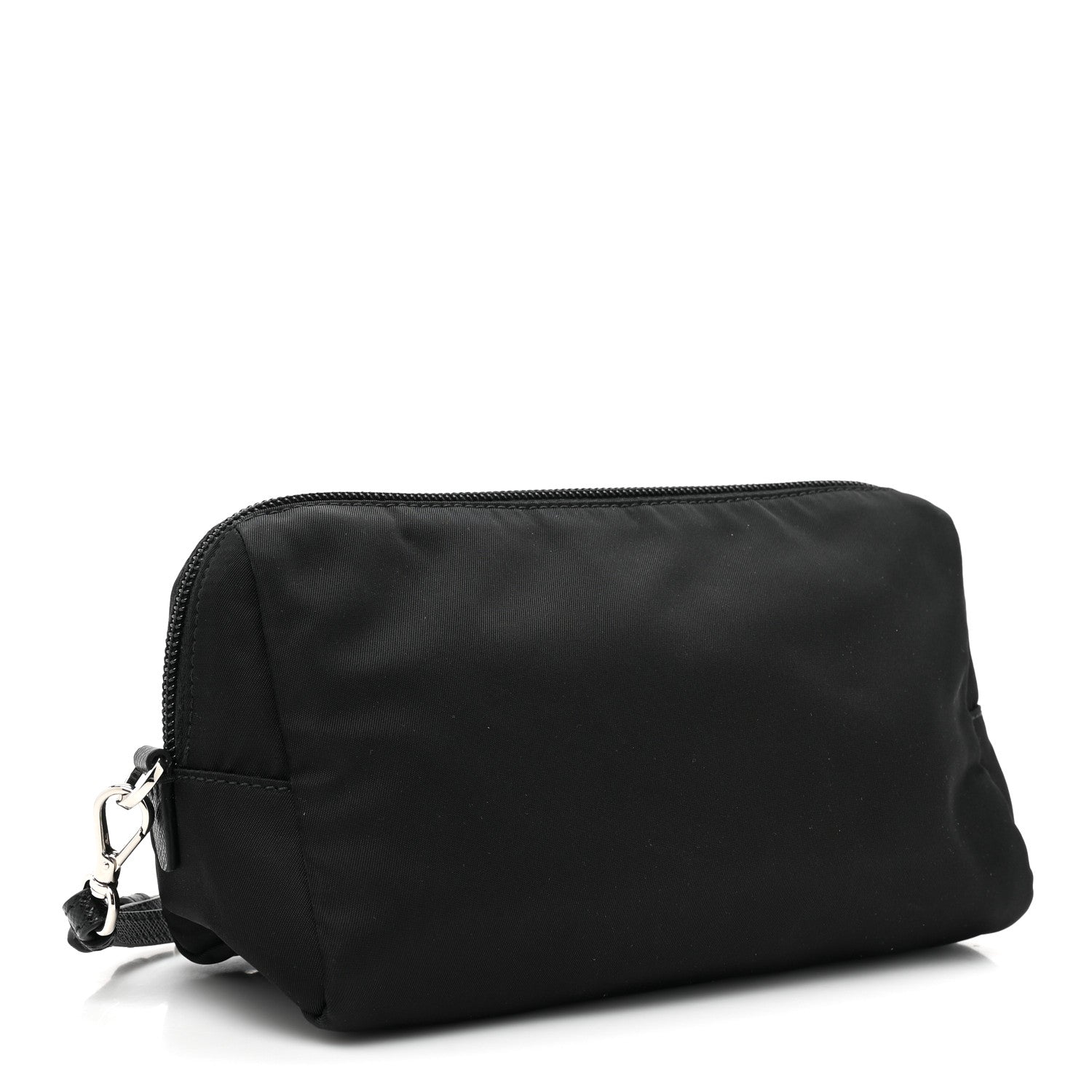 Prada Tessuto Nylon Saffiano Wristlet Black 3 of 8