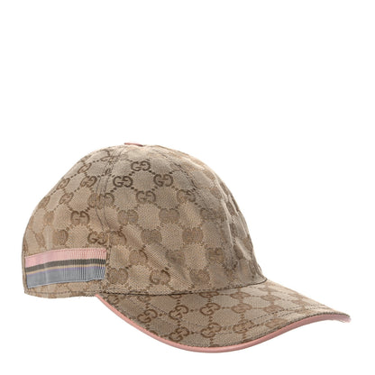 Gucci Monogram Web Baseball Hat XL Beige 3 of 7