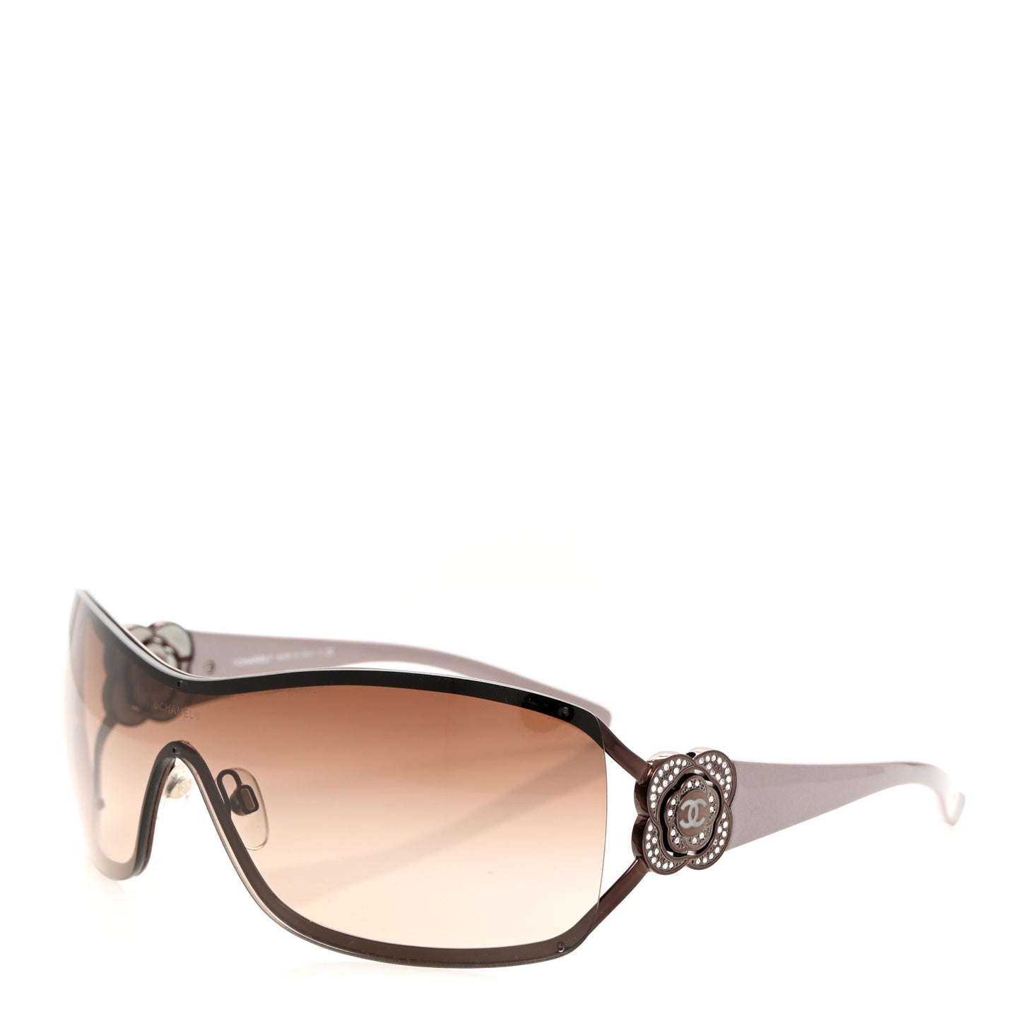 Swarovski Crystal Camellia CC Sunglasses 4164-B Bronze