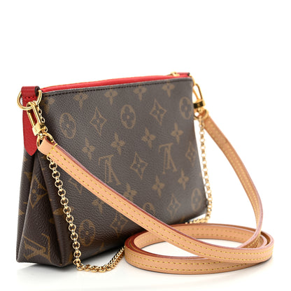 Louis Vuitton Monogram Pallas Clutch Cherry 3 of 11
