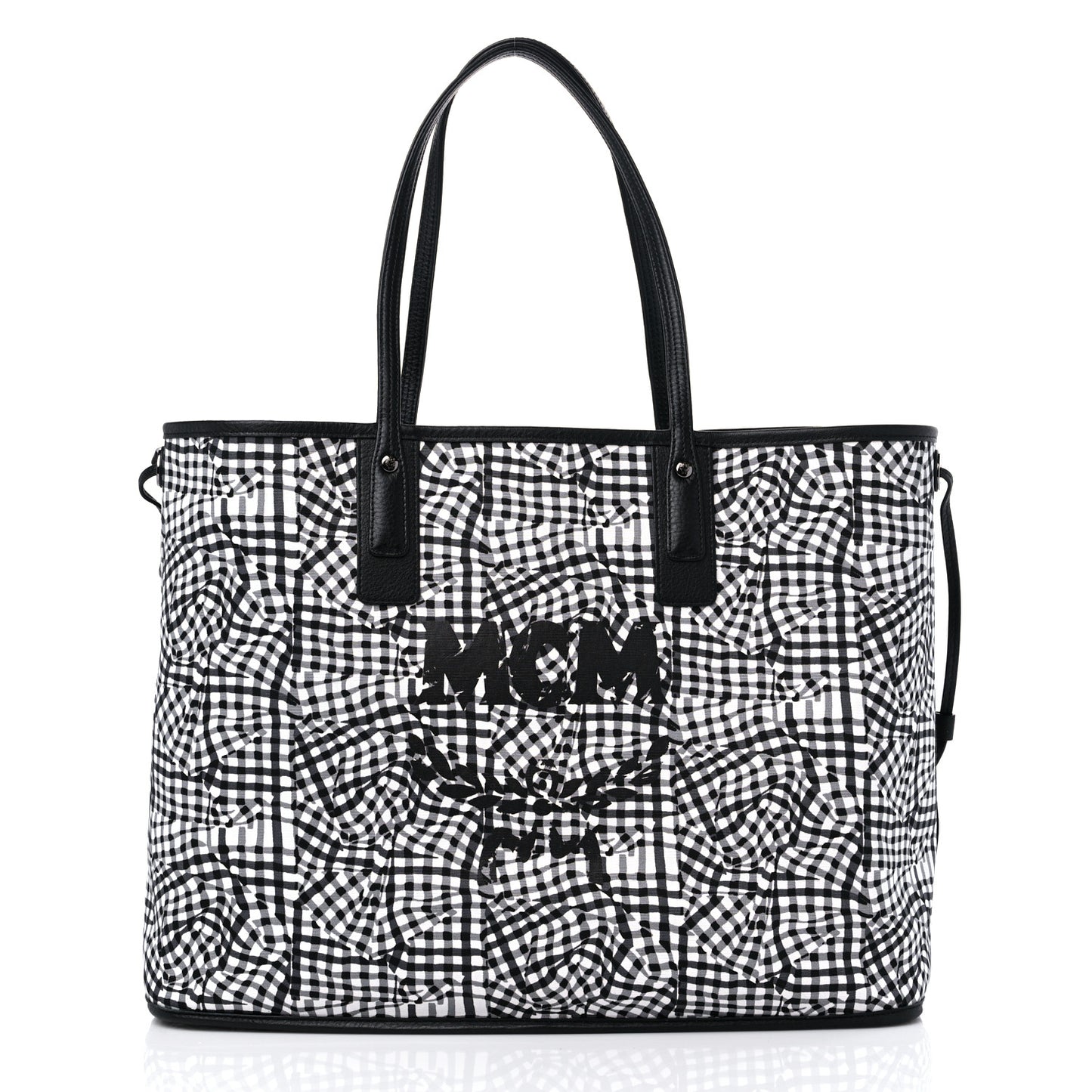 Visetos Large Liz Reversible Shopper Tote Black