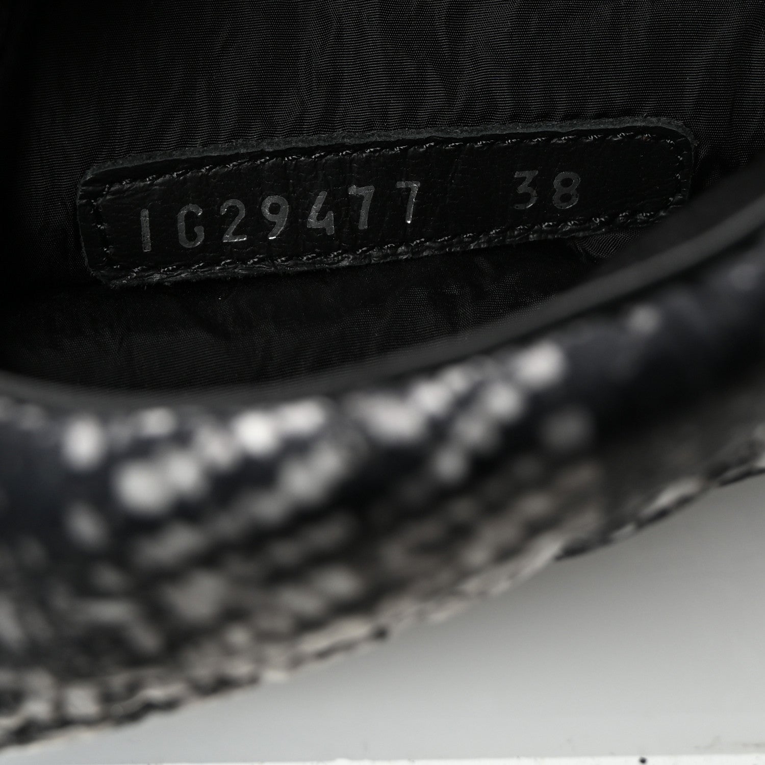 Chanel Calfskin Tweed Nylon Printed Boots 38 Black 8 of 8