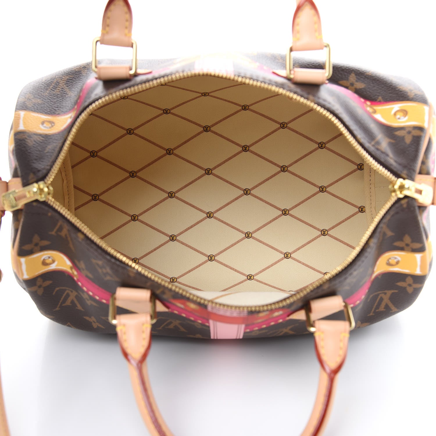 Louis Vuitton Monogram Summer Trunks Speedy Bandouliere 30 5 of 10