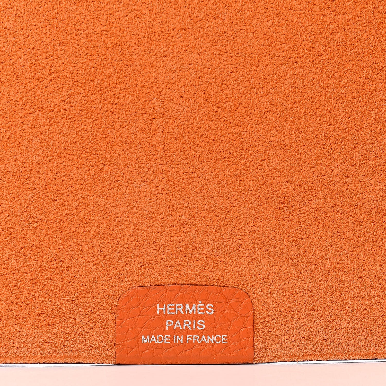 Hermes Togo Ulysse MM Notebook Cover Orange 6 of 8