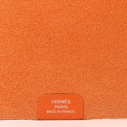 Hermes Togo Ulysse MM Notebook Cover Orange 6 of 8