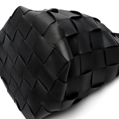 Bottega Veneta Nappa Maxi Intreccio Large Shoulder Bag Black 10 of 10