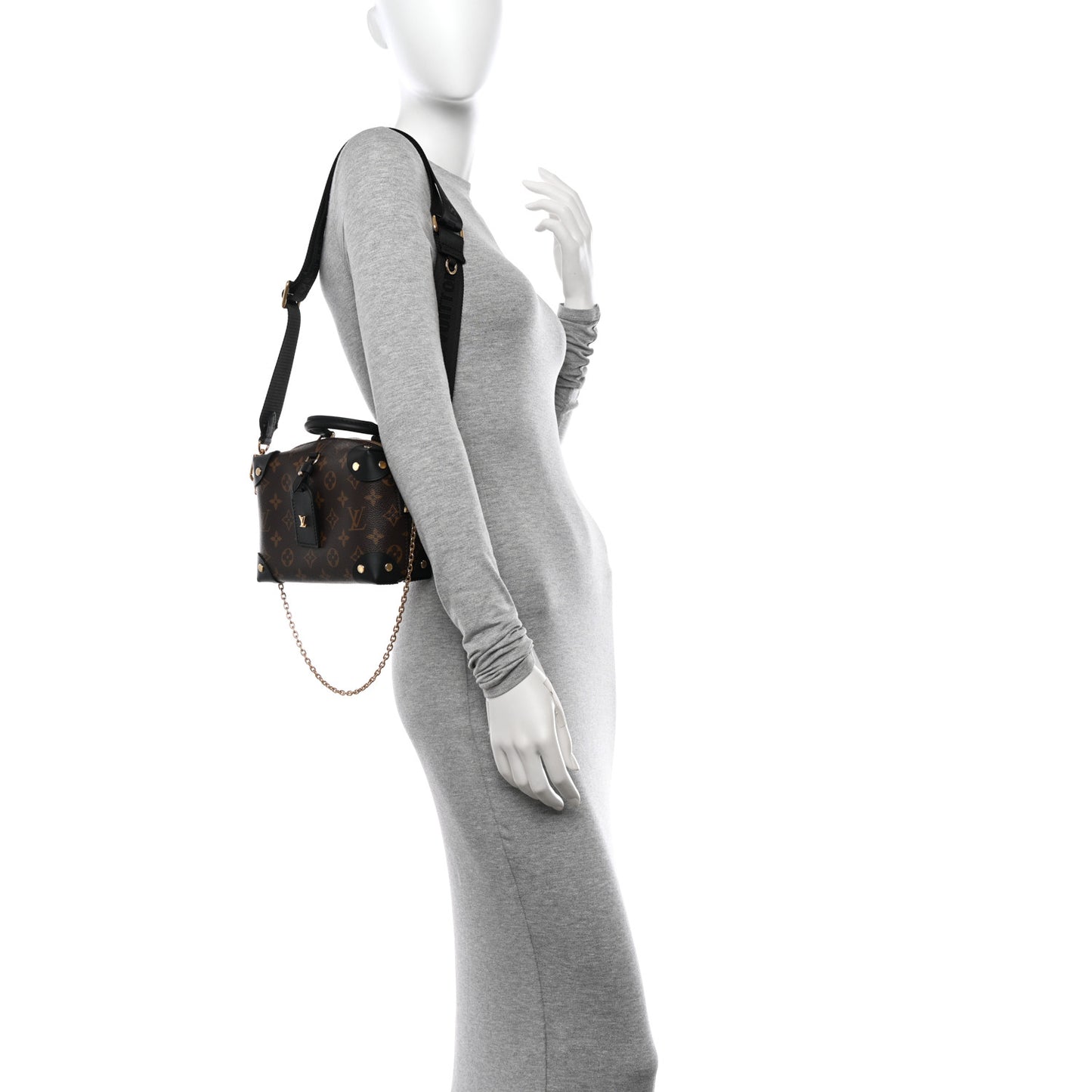 Monogram Petite Malle Souple Black