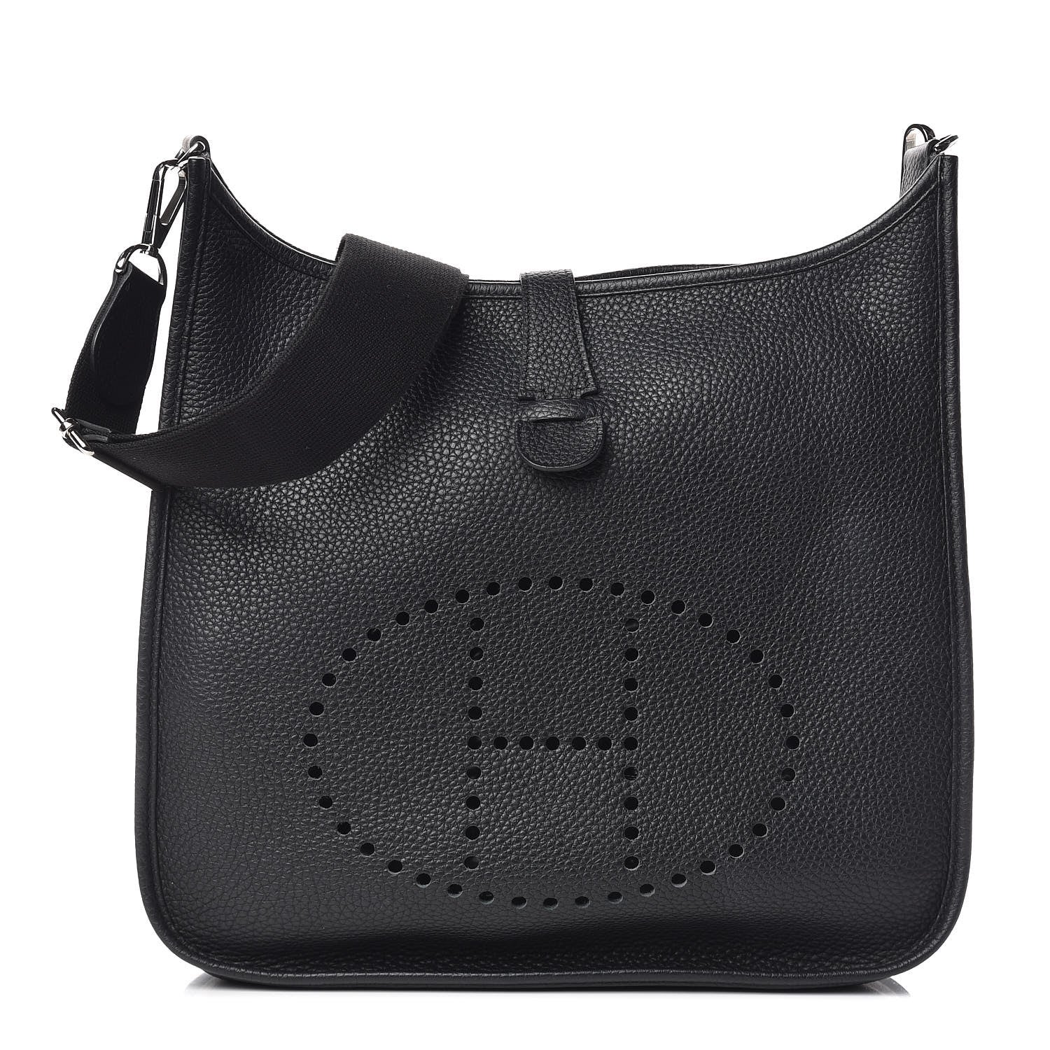 Hermes Taurillon Clemence Evelyne III GM Black 1 of 10