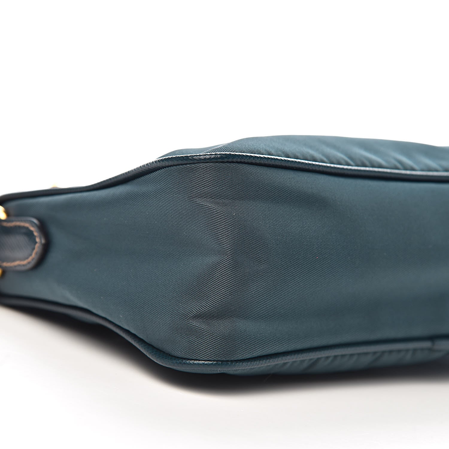 Prada Tessuto Nylon Saffiano Pochette Denim 8 of 10