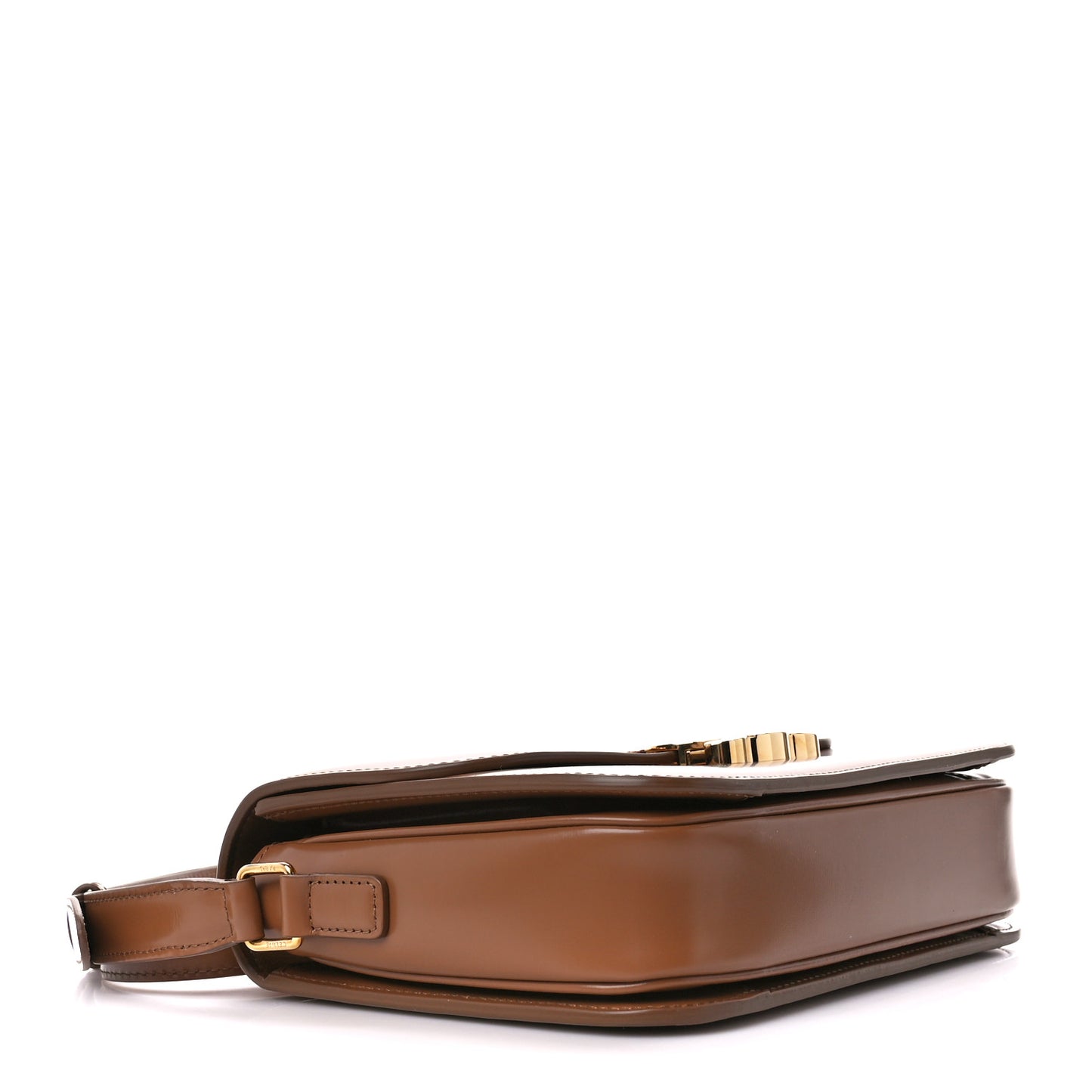 Shiny Calfskin Medium Triomphe Bronze