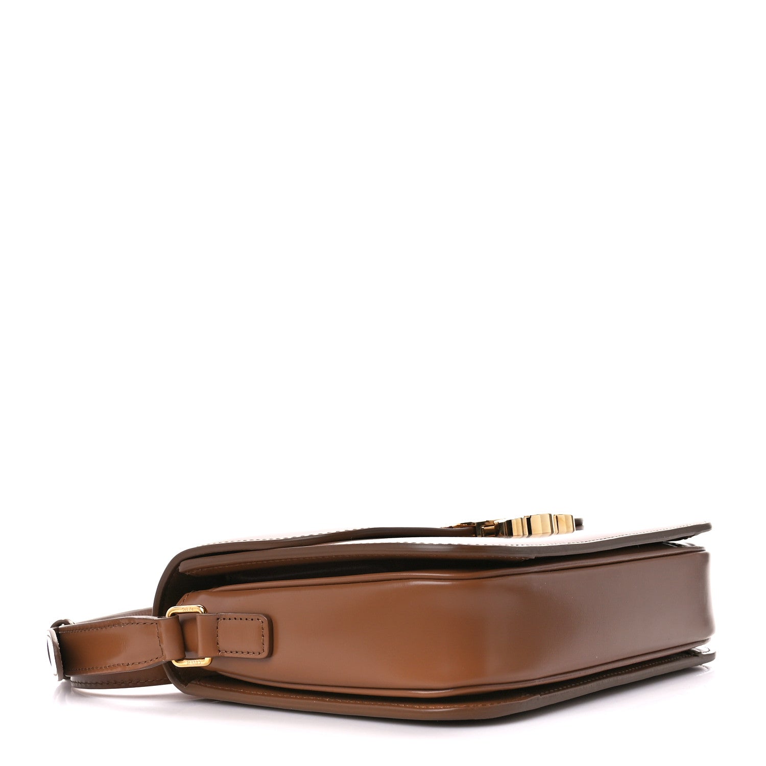 Celine Shiny Calfskin Medium Triomphe Bronze 4 of 12