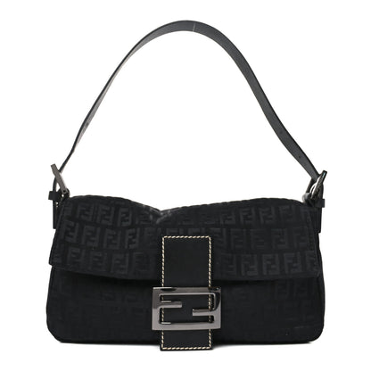 Fendi Zucchino Baguette Black 1 of 10