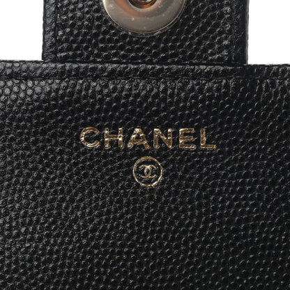 Chanel Caviar Fabric Graffiti Foldable Tote Bag With Chain Black Multicolor 11 of 18