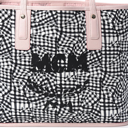MCM Visetos Medium Liz Reversible Shopper Tote Soft Pink 14 of 14