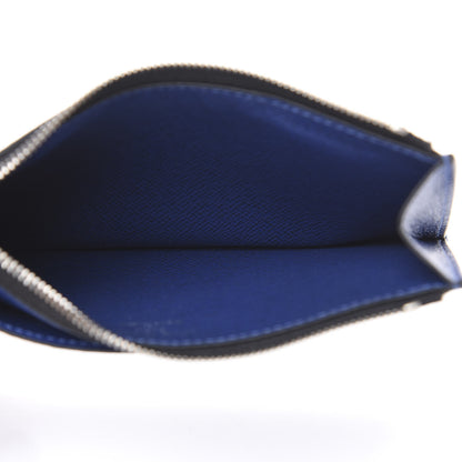 Louis Vuitton Monogram Taiga Coin Card Holder Cobalt 4 of 6