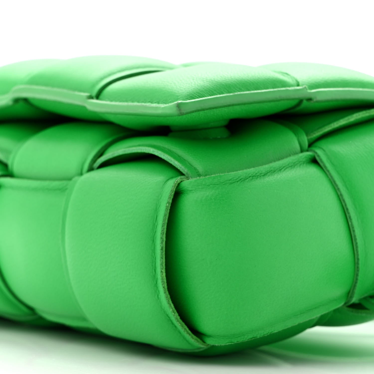 Bottega Veneta Nappa Maxi Intreccio Padded The Belt Cassette Bag Parakeet 10 of 12