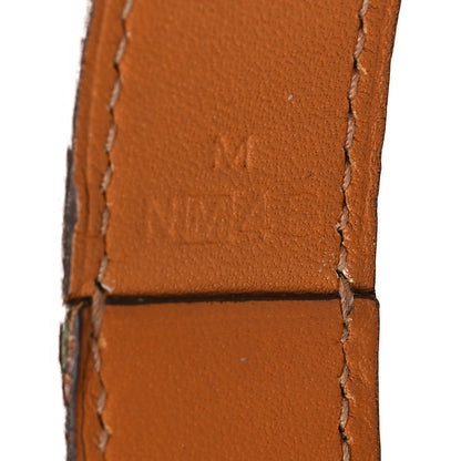 Hermes Matte Alligator Narrow Jack Bracelet M Chocolate 5 of 6