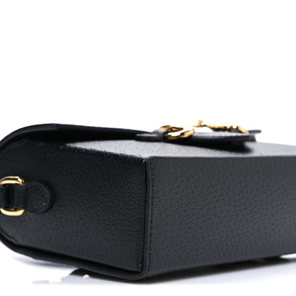 Gucci Calfskin Horsebit 1955 Shoulder Bag Black 9 of 10