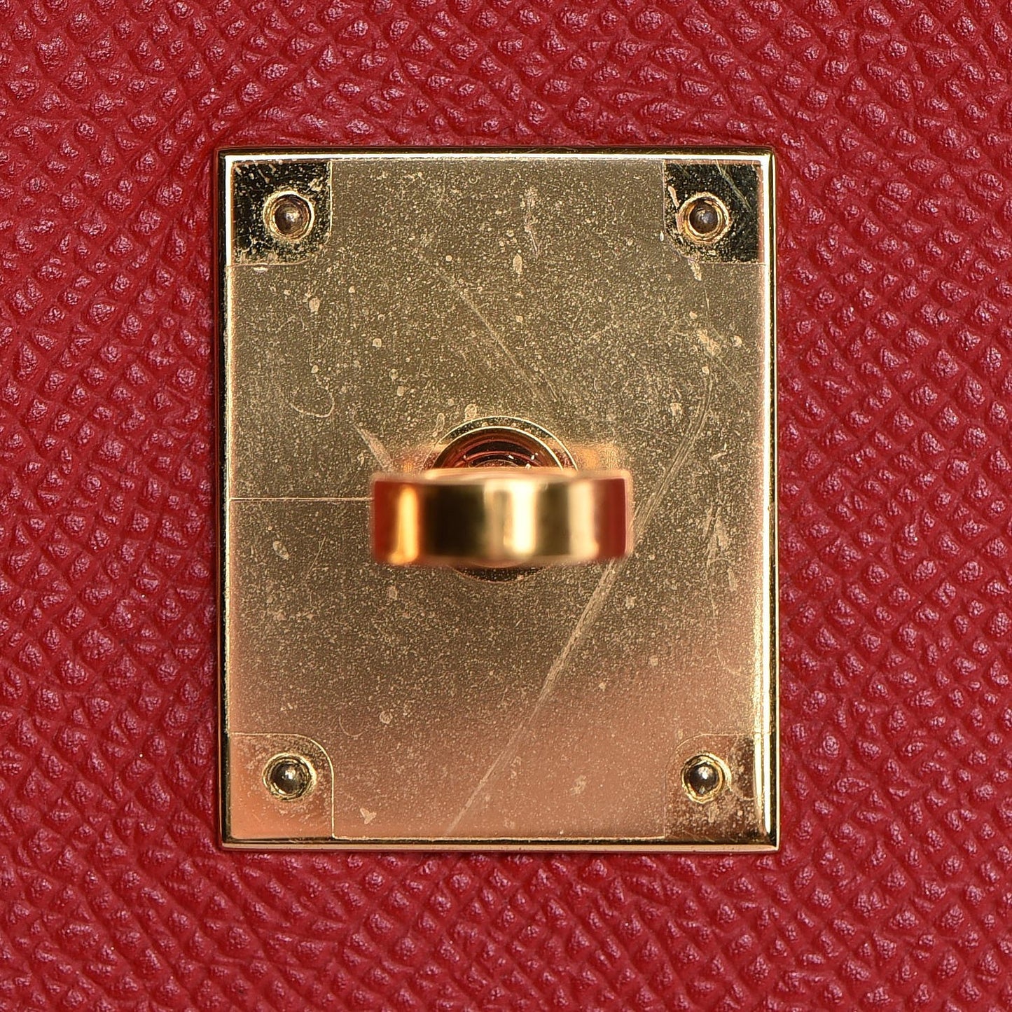 Epsom Birkin 35 Rouge Casaque