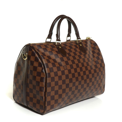 Louis Vuitton Damier Ebene Speedy Bandouliere 35 3 of 9
