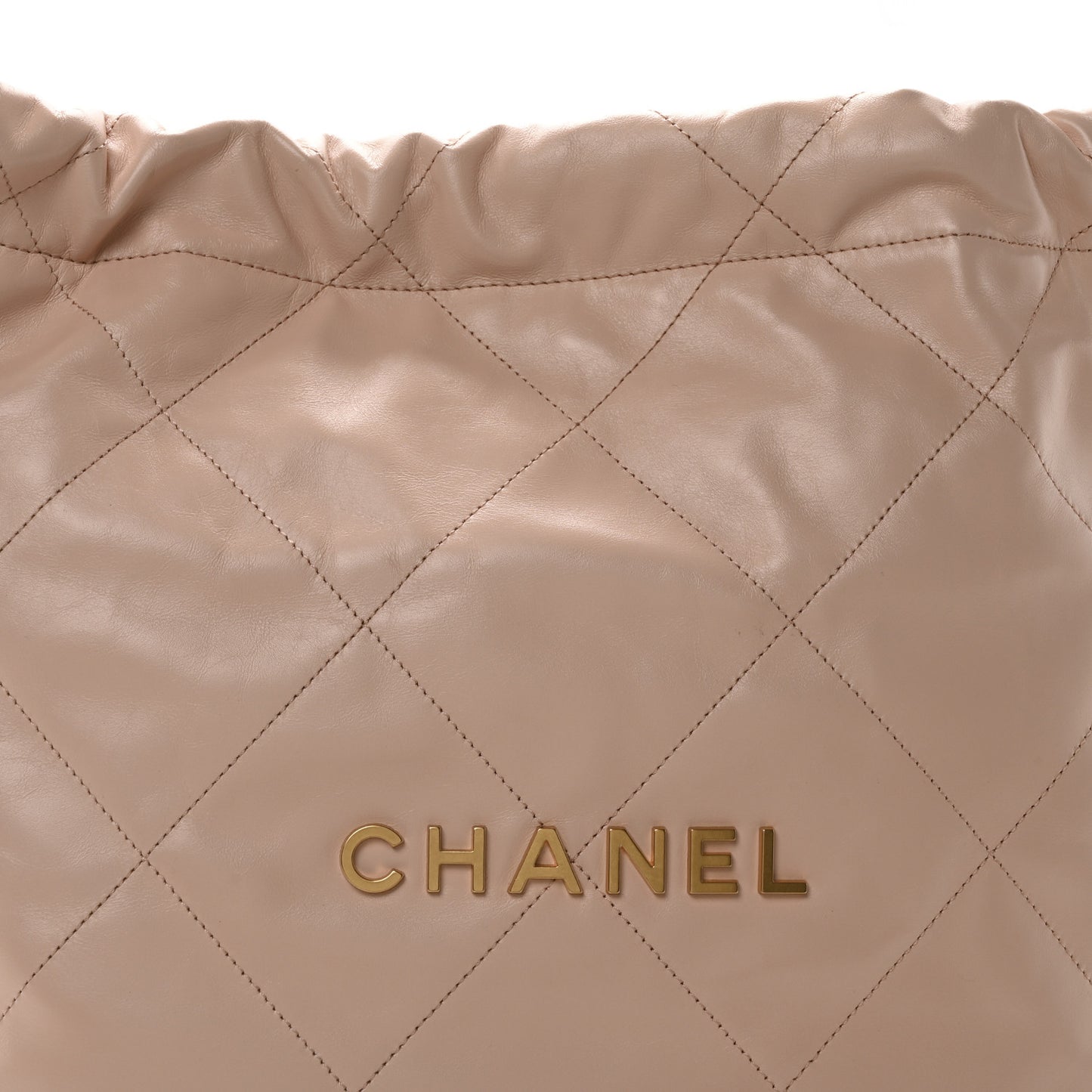 Calfskin Quilted Small Chanel 22 Light Pink