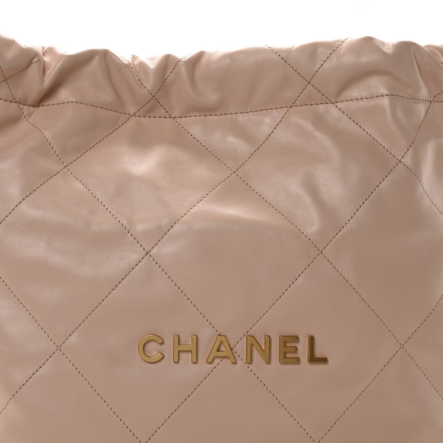 Chanel Calfskin Quilted Small Chanel 22 Light Pink 9 of 12