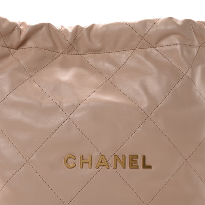 Chanel Calfskin Quilted Small Chanel 22 Light Pink 9 of 12