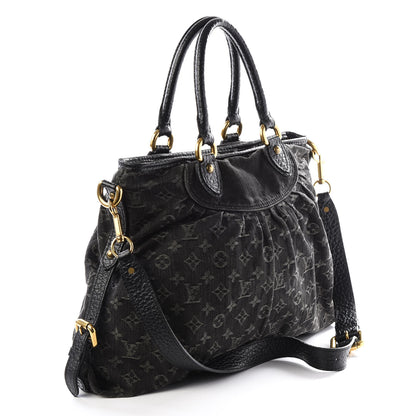 Louis Vuitton Denim Neo Cabby GM Black 2 of 14