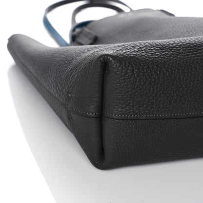 Moynat Taurillon Blush Calfskin Quattro Reversible Tote TPM Blue Zinc 12 of 15