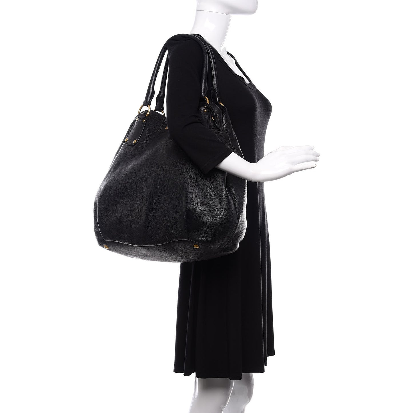 Cervo Antik Tote Black
