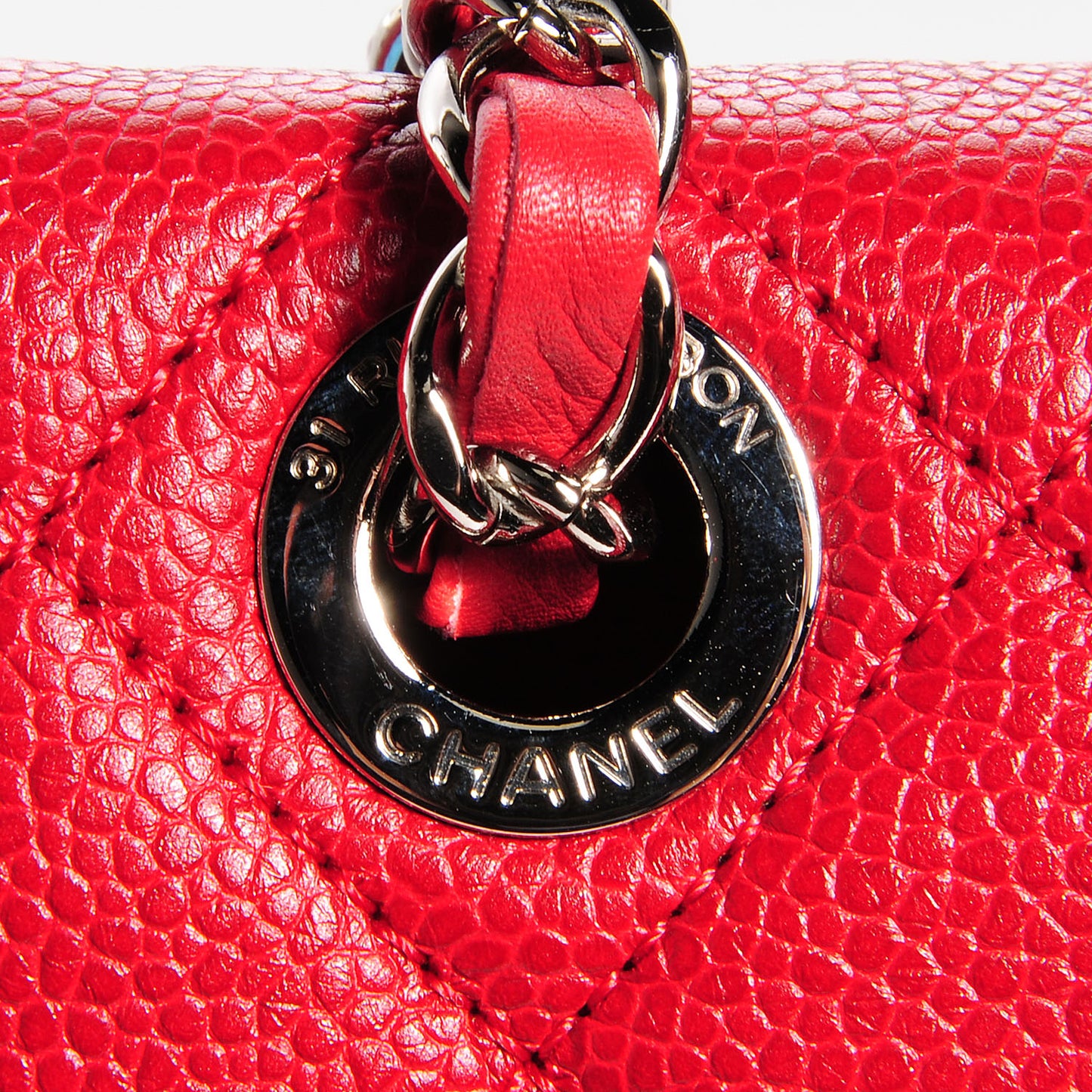 Caviar French Riviera Large Flap Red